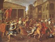 Nicolas Poussin The Rape of the Sabines (mk05) oil